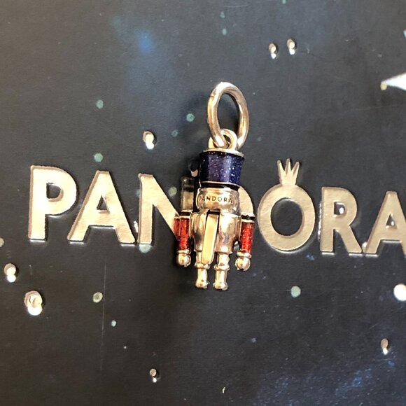 Pandora Moveable Sterling Silver Nutcracker Dangle Charms - Picture 5 of 7